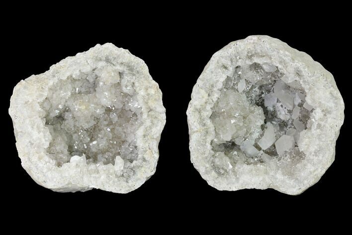 Keokuk Quartz Geode with Calcite & Pyrite - Iowa #144729
